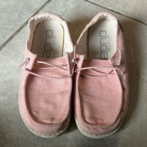 Light Pink Girls Hey Dudes